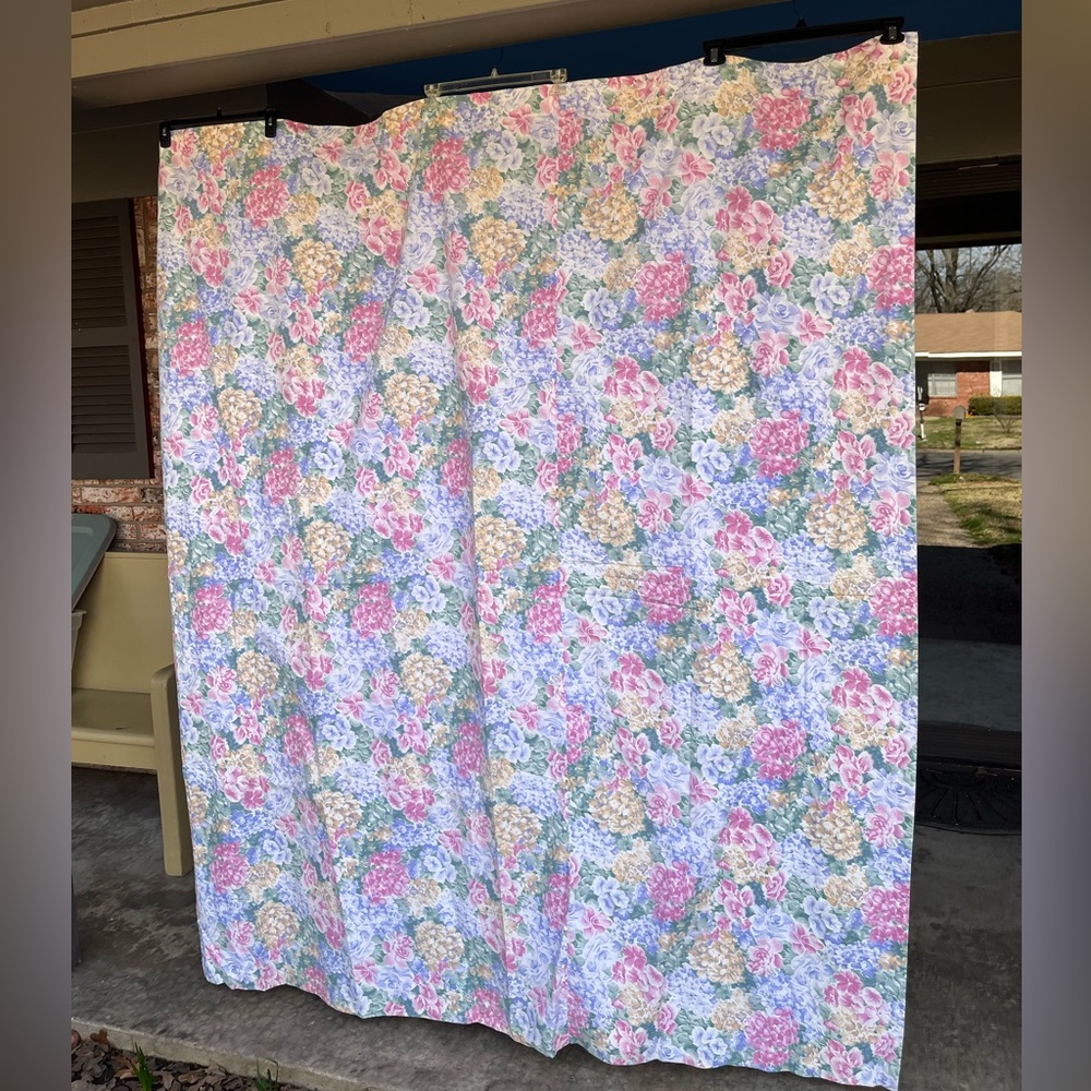 Handmade Lined Shower Curtain
